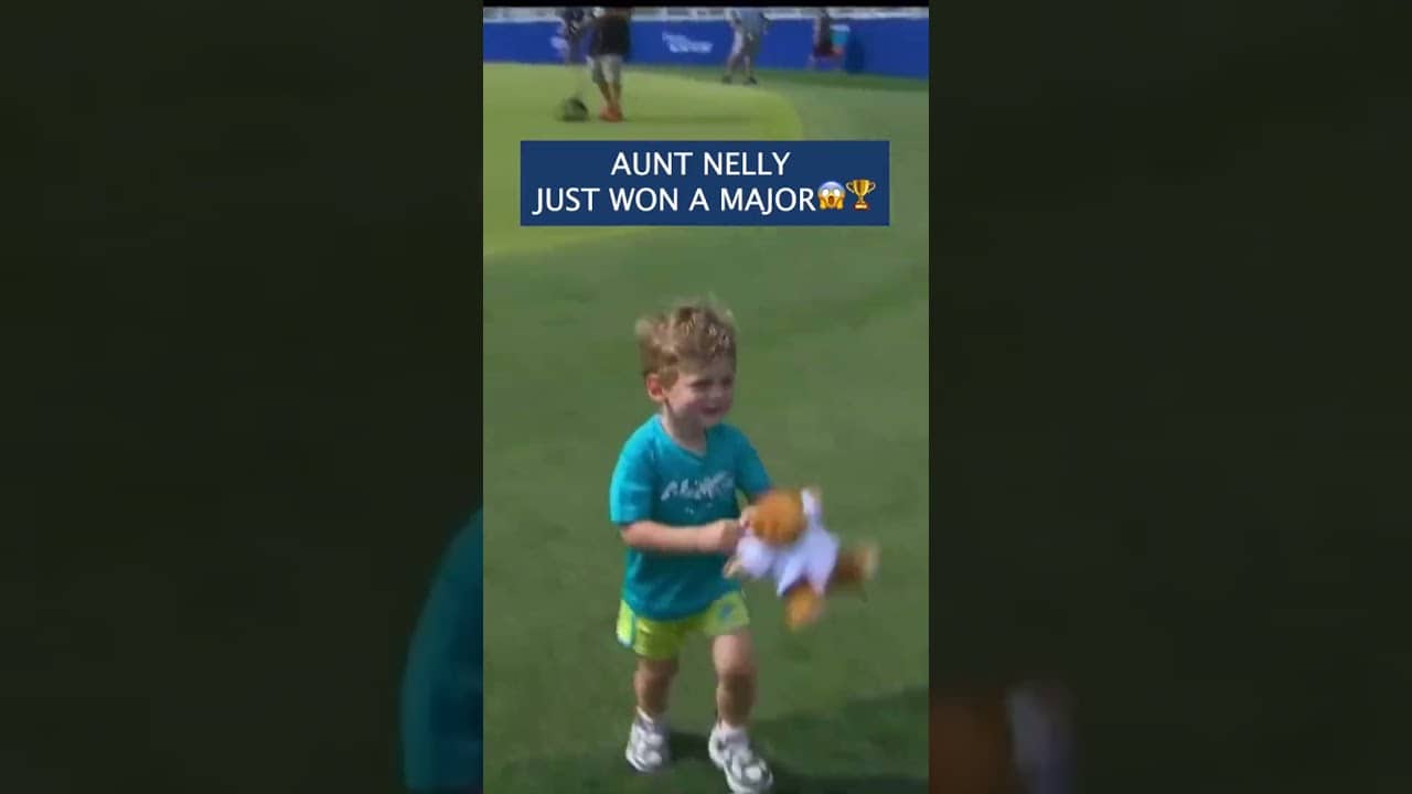 Nelly Korda’s Nephew STEALS the Show