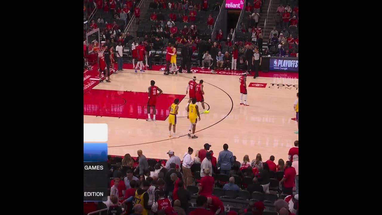 THE LAKERS ARE HEADING TO THE SECOND ROUND 🚨