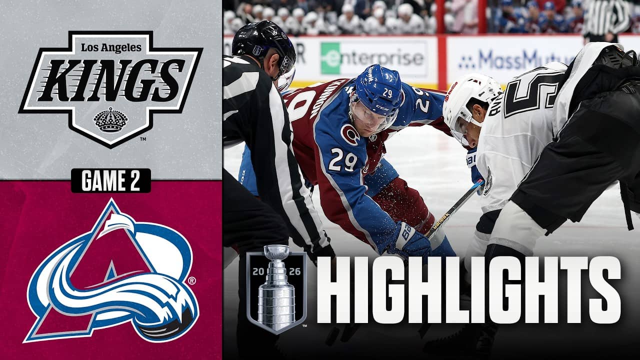 Kings vs. Avalanche | NHL Playoff Highlights | Game 2 | April 21, 2026