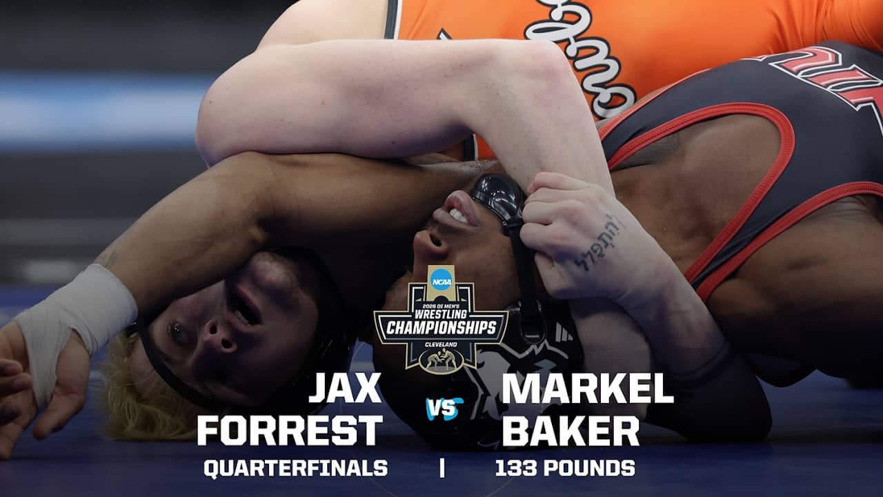Jax Forrest vs. Markel Baker: 2026 NCAA wrestling quarterfinals (133 pounds)
