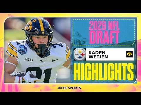 Kaden Wetjen Iowa Highlights | Drafted No. 121 to the Steelers