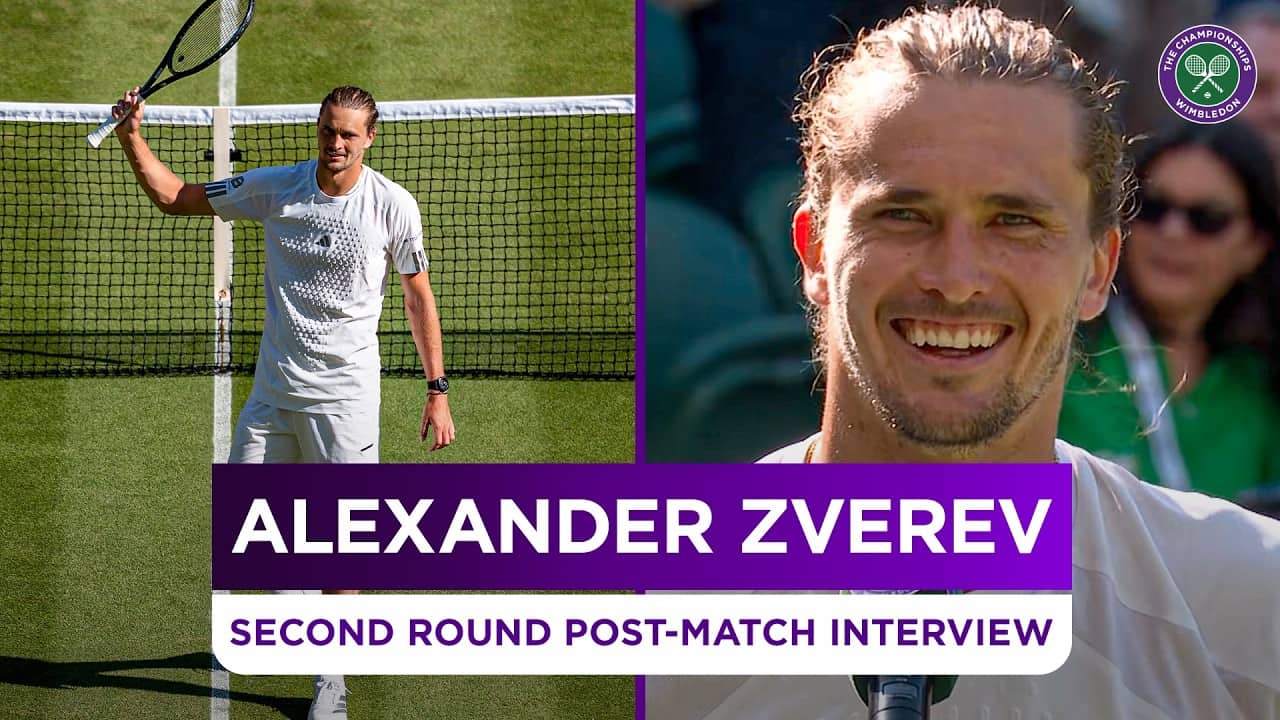 "I played an almost perfect match" | Alexander Zverev | Second Round Post-match Interview