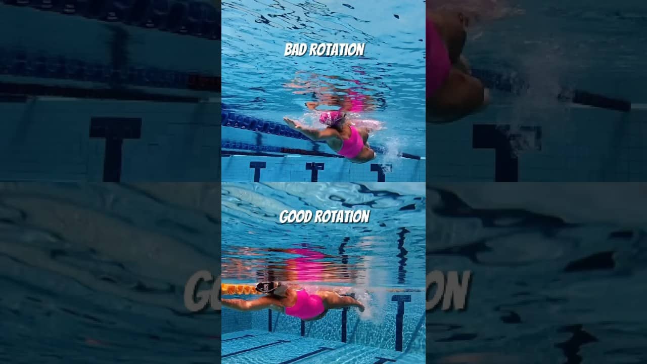 Think rock, not roll. Rotate about 45°, not all the way onto your side.