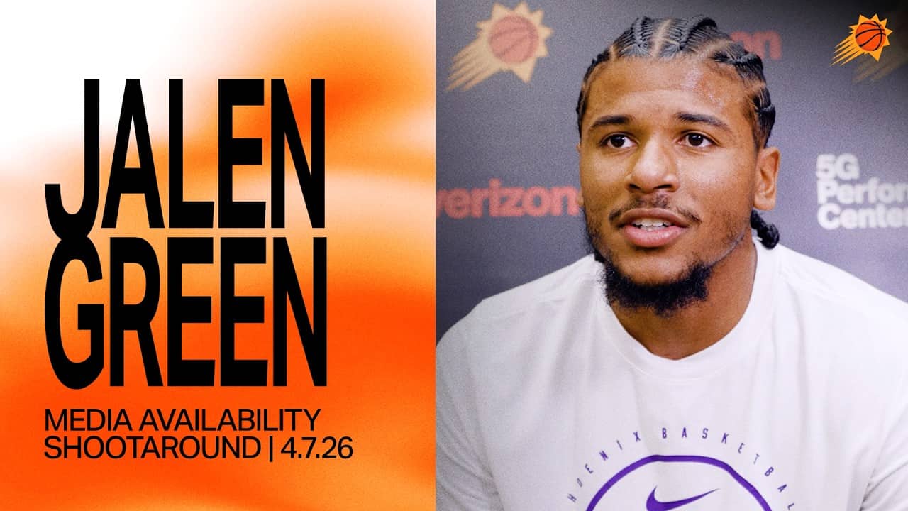 Jalen Green Shootaround Media Availability | Phoenix Suns | 4-7-26