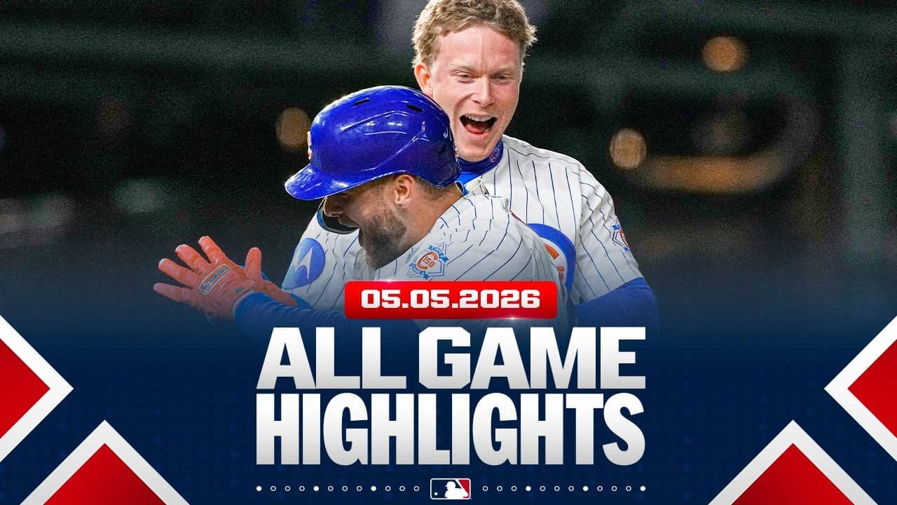 Highlights from ALL GAMES on 5/5 (Cubs walk-off winners AGAIN, Harper's big day, and MORE!)