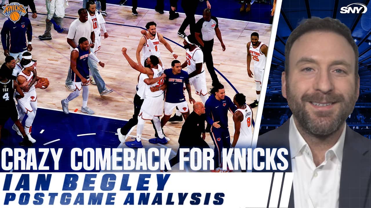 Ian Begley on historic comeback for Knicks in Game 4 of NBA Finals against Spurs