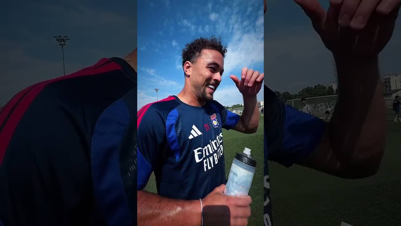 ☀️ La deuxième séance de la saison #olympiquelyonnais #ol #ligue1 #shorts