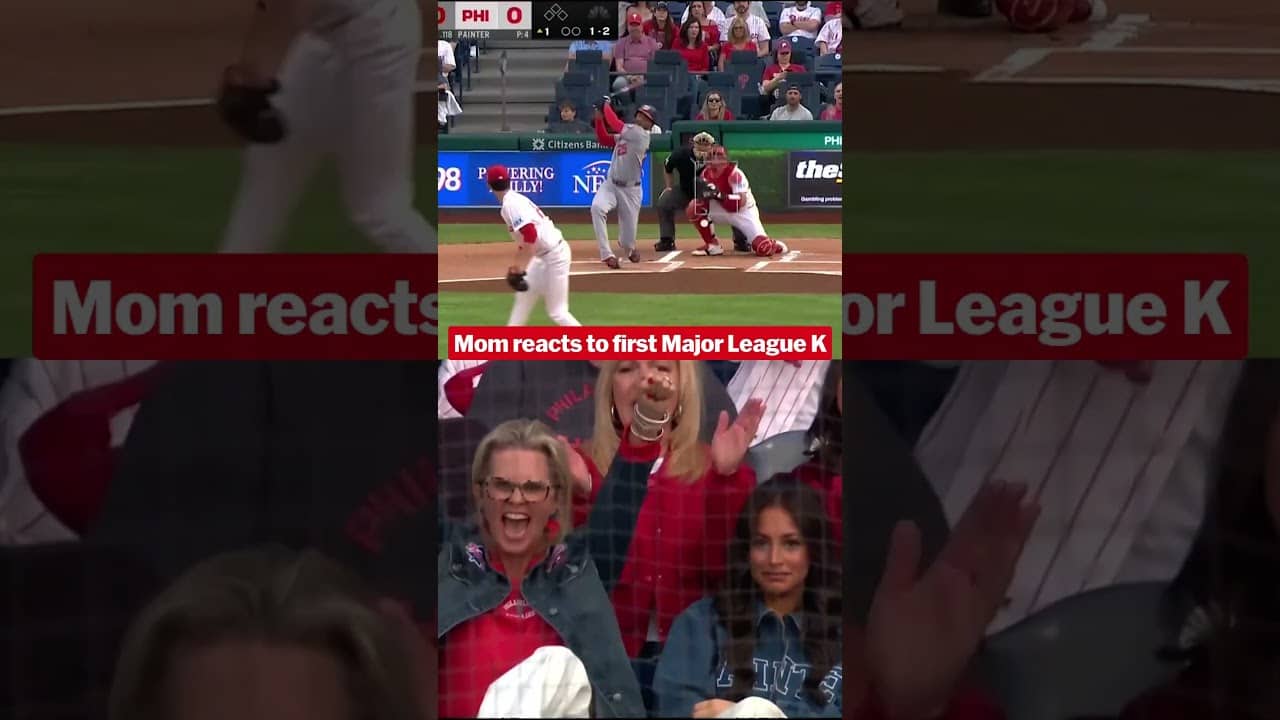 Andrew Painter's mom was fired UP for his first K! 🔥❤️