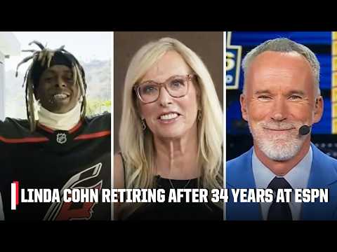 Lil Wayne and John Buccigross say goodbye to Linda Cohn after 34 years on SportsCenter