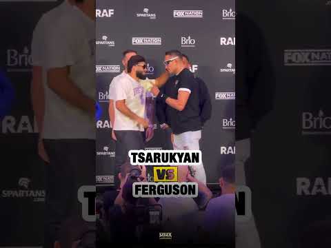 Arman Tsarukyan, Tony Ferguson INTENSE, then VERY FUNNY faceoff | RAF 10 | MMA Fighting