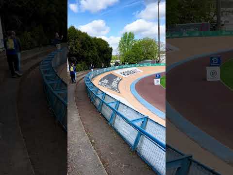 POV: Walking out into the Roubaix velodrome as race day approaches ☀️