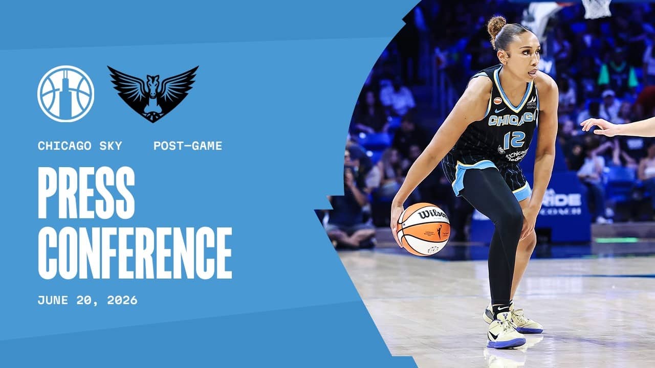 Post Game Press Conference | Sky vs Wings | June 20, 2026