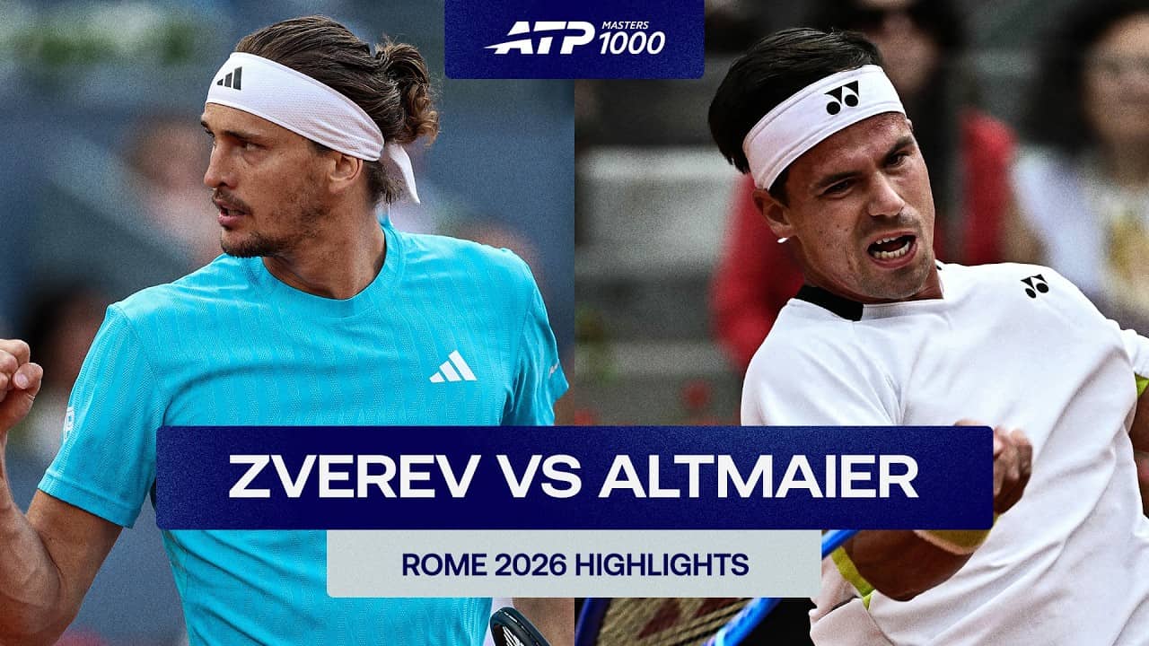 Alexander Zverev vs Daniel Altmaier Highlights | Rome 2026 Round 2