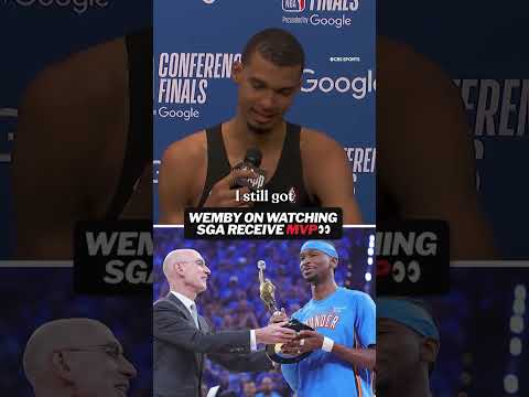 Shai took home the MVP trophy, but Wemby took home a 1-0 lead in the Western Conference Finals