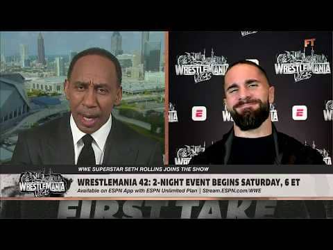Seth Rollins says his wife, Becky Lynch, is THE Mrs. WrestleMania! 🤝 | First Take