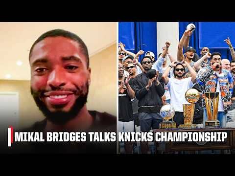 Mikal Bridges on why the Knicks should win ‘Best Team’ at the 2026 ESPYS