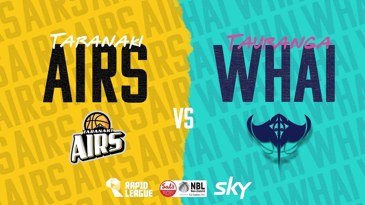 Taranaki Airs v Tauranga Whai | Full Basketball Game | @SalsNBL 2026