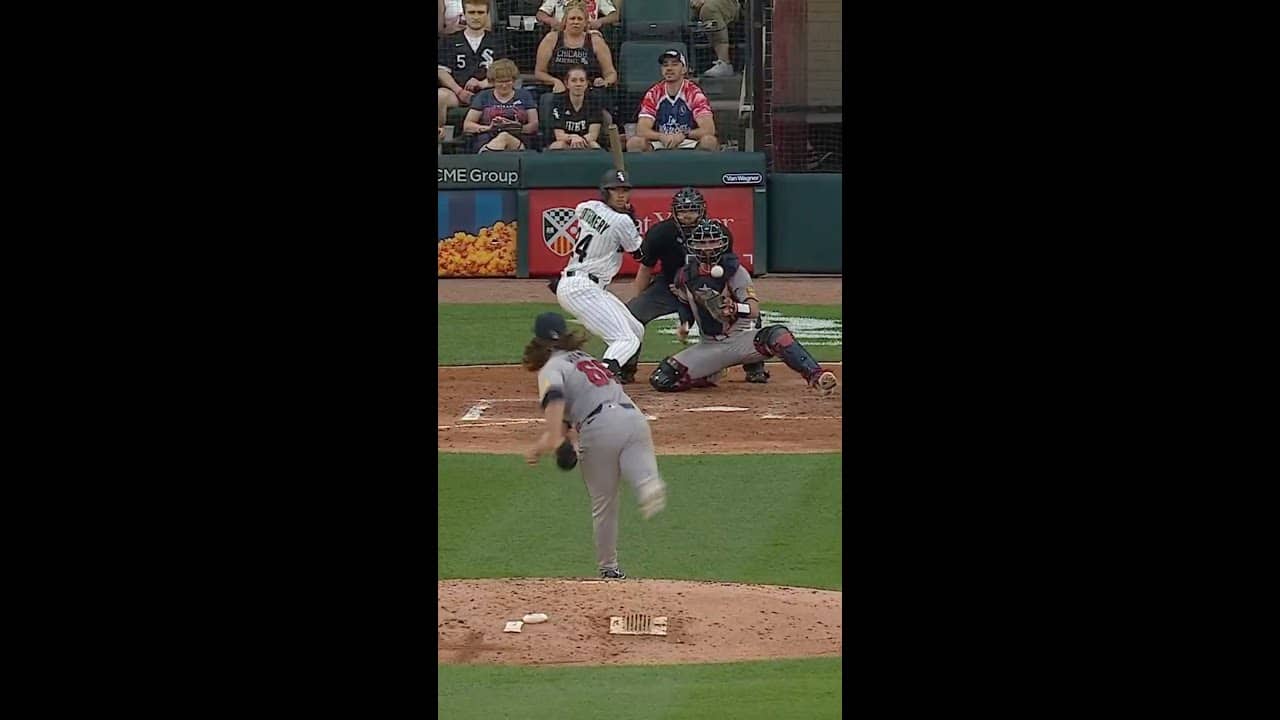 He didn't wait long 😤 Braden Montgomery's first career MLB hit scores a run!