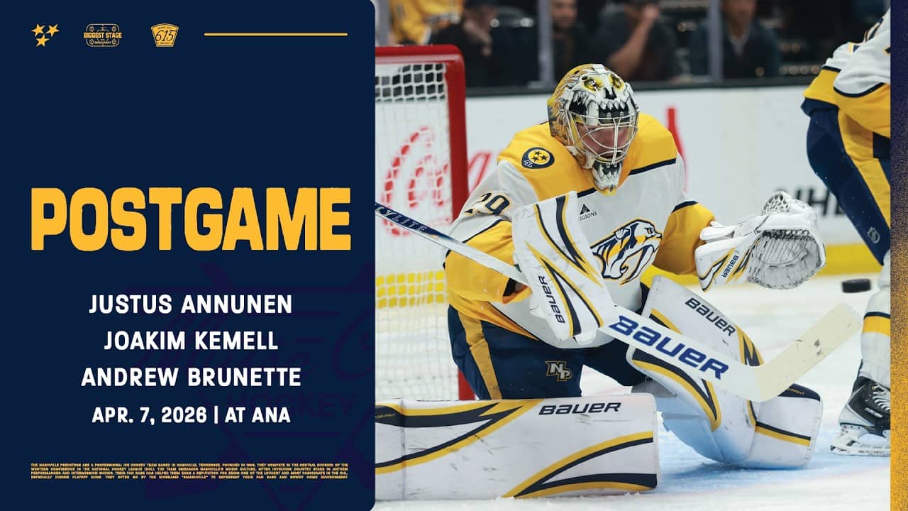 Annunen, Kemell & Brunette - Postgame: April 7, 2026