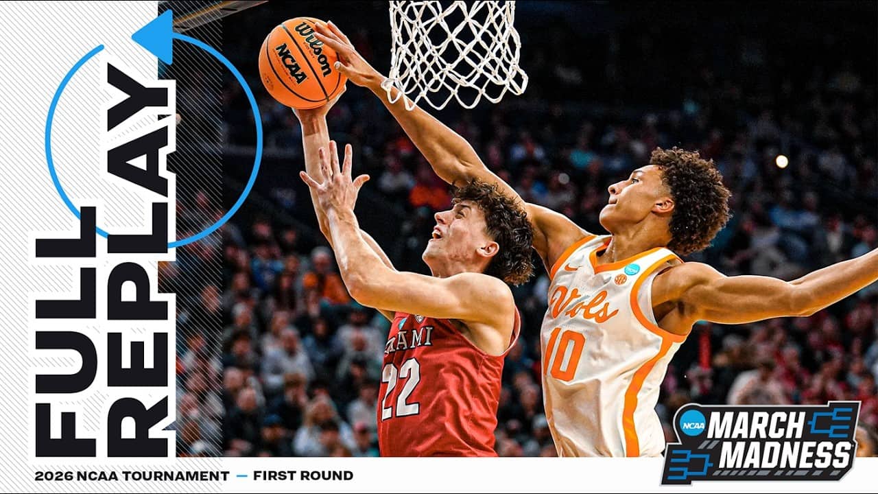 Tennessee vs. Miami (OH): 2026 NCAA men's first round | FULL REPLAY
