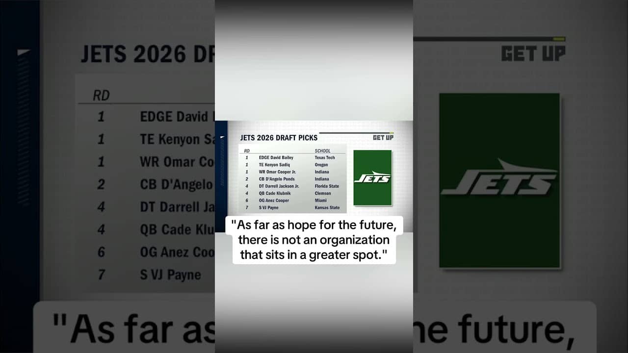 Dan Orlovsky believes the Jets have a good roster to add a young QB to in 2027 👀