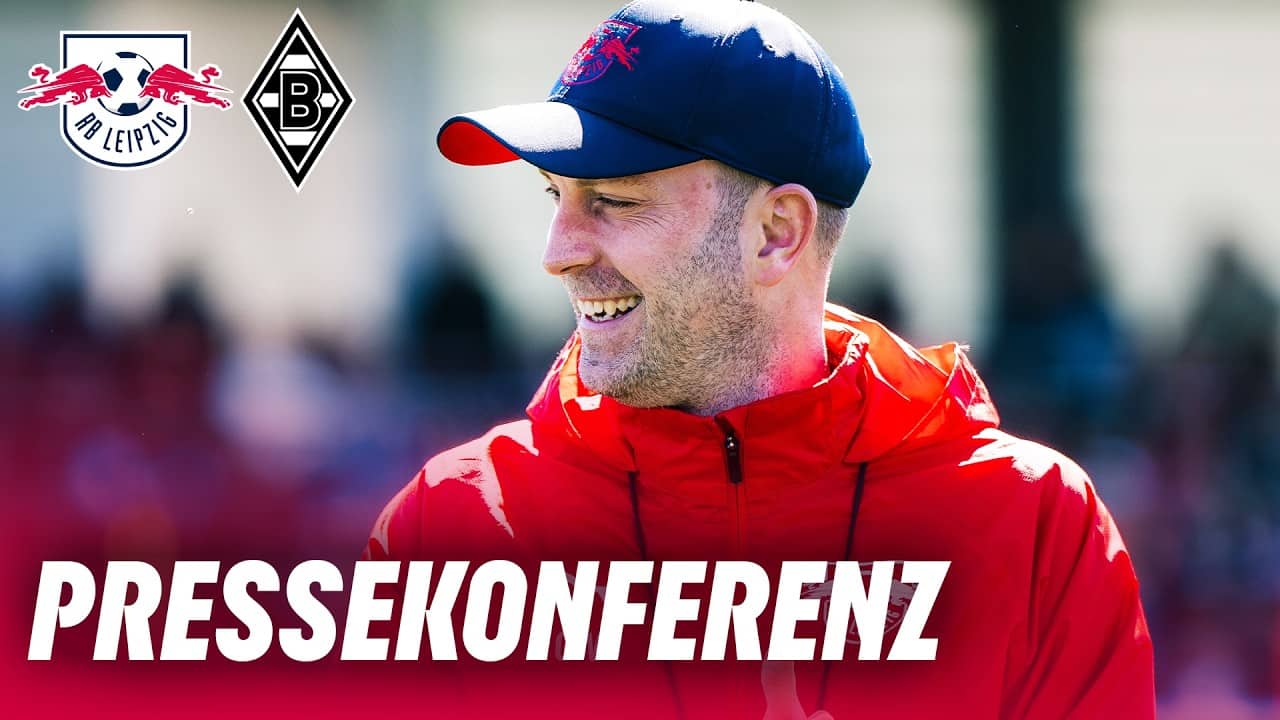 Pressekonferenz vor RB Leipzig - Borussia Mönchengladbach | Bundesliga