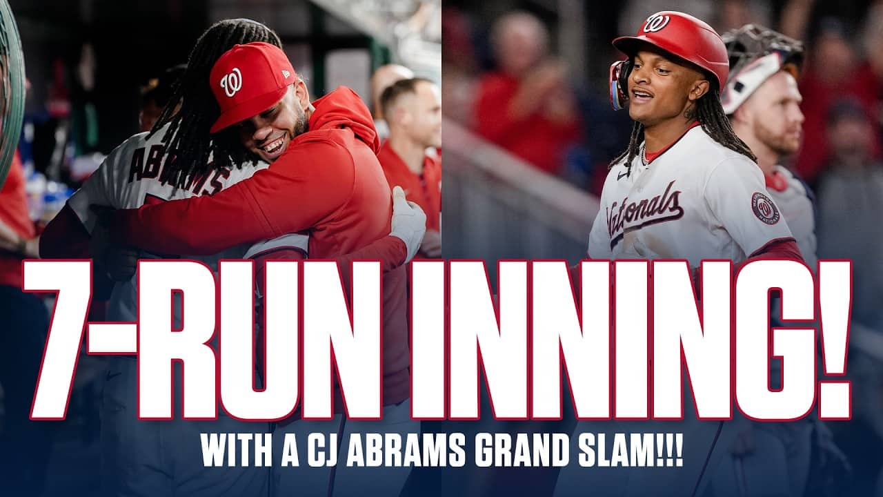 7-RUN INNING + CJ ABRAMS GRAND SLAM! | Full Inning