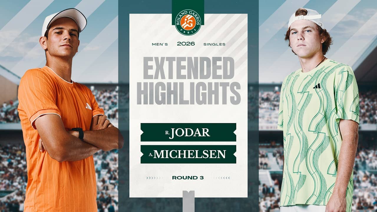 Rafael Jodar vs Alex Michelsen | Round 3 Extended Highlights | Roland-Garros 2026