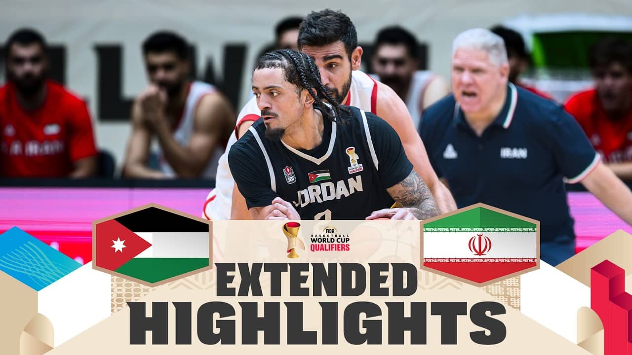 Jordan 🇯🇴 v Iran 🇮🇷 | Extended Highlights | FIBA Basketball World Cup 2027 Asian Qualifiers