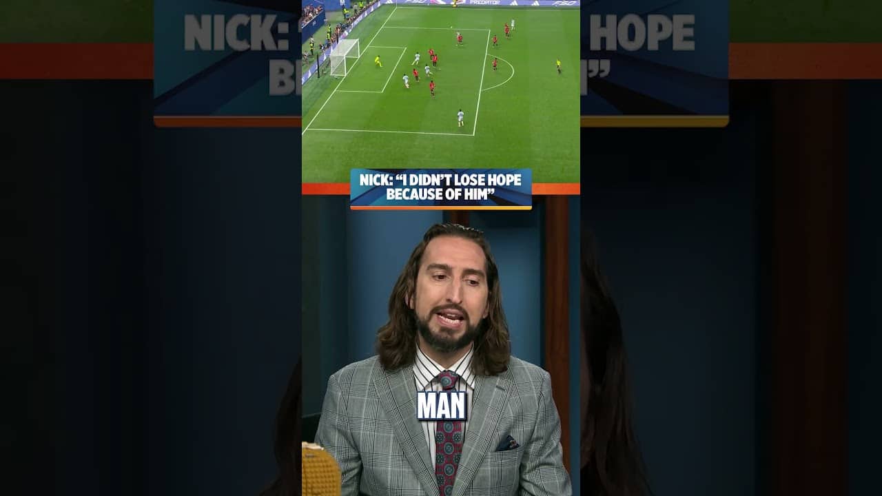 Nick was concerned about Argentina for a second 😅 #soccer #argentina #worldcup