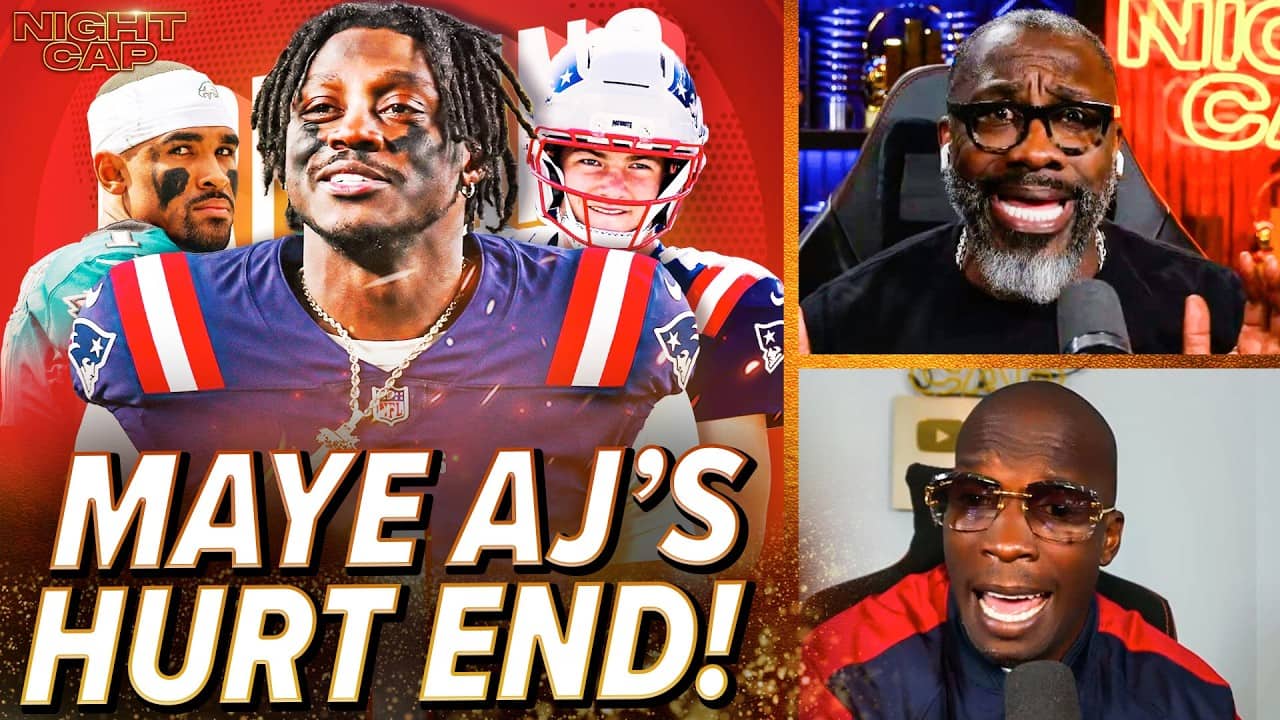 Unc & Ocho PREDICT A.J. Brown will be more SUCCESSFUL with Drake Maye than Jalen Hurts! | Nightcap