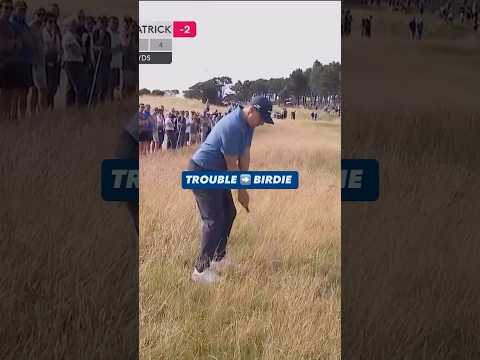 Matt Fitzpatrick escapes trouble and saves birdie at the 13th 🔥