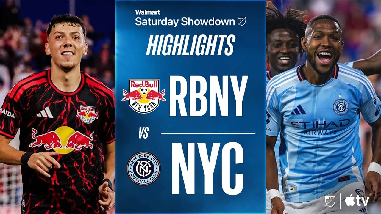 New York Red Bulls vs. New York City FC | Full Match Highlights | Hudson River Derby!