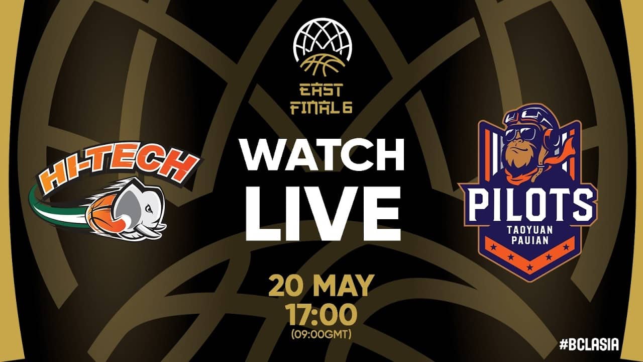 LIVE - Hi-Tech Basketball Club v Taoyuan Pauian Pilots | #BCLASIA 2026 | F6 - Group Phase