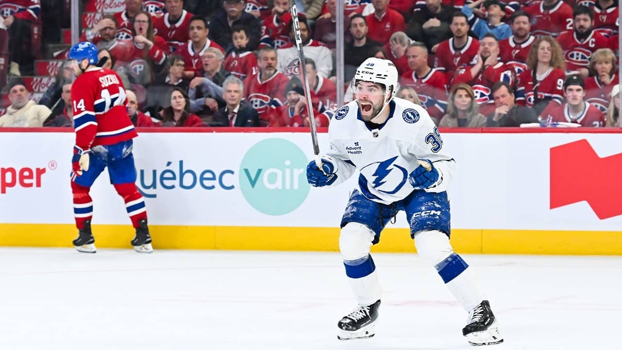 Lightning EVEN series with COMEBACK win in Game 4