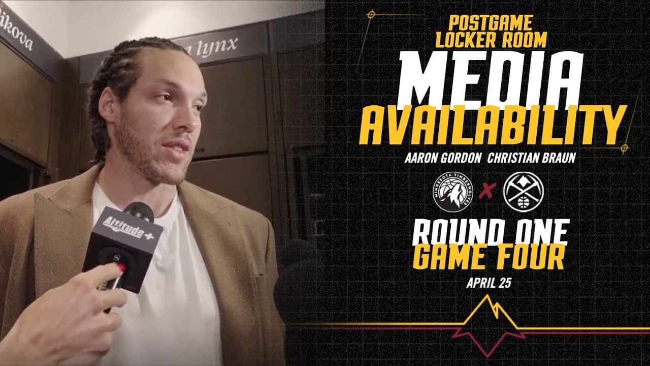 Denver Nuggets Postgame Locker Room Media Availability Round One Game Four Vs. MIN 🎙