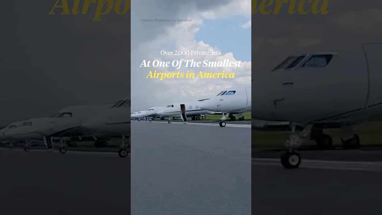 Over 2,000 private jets are expected to land in Augusta this week 🤯