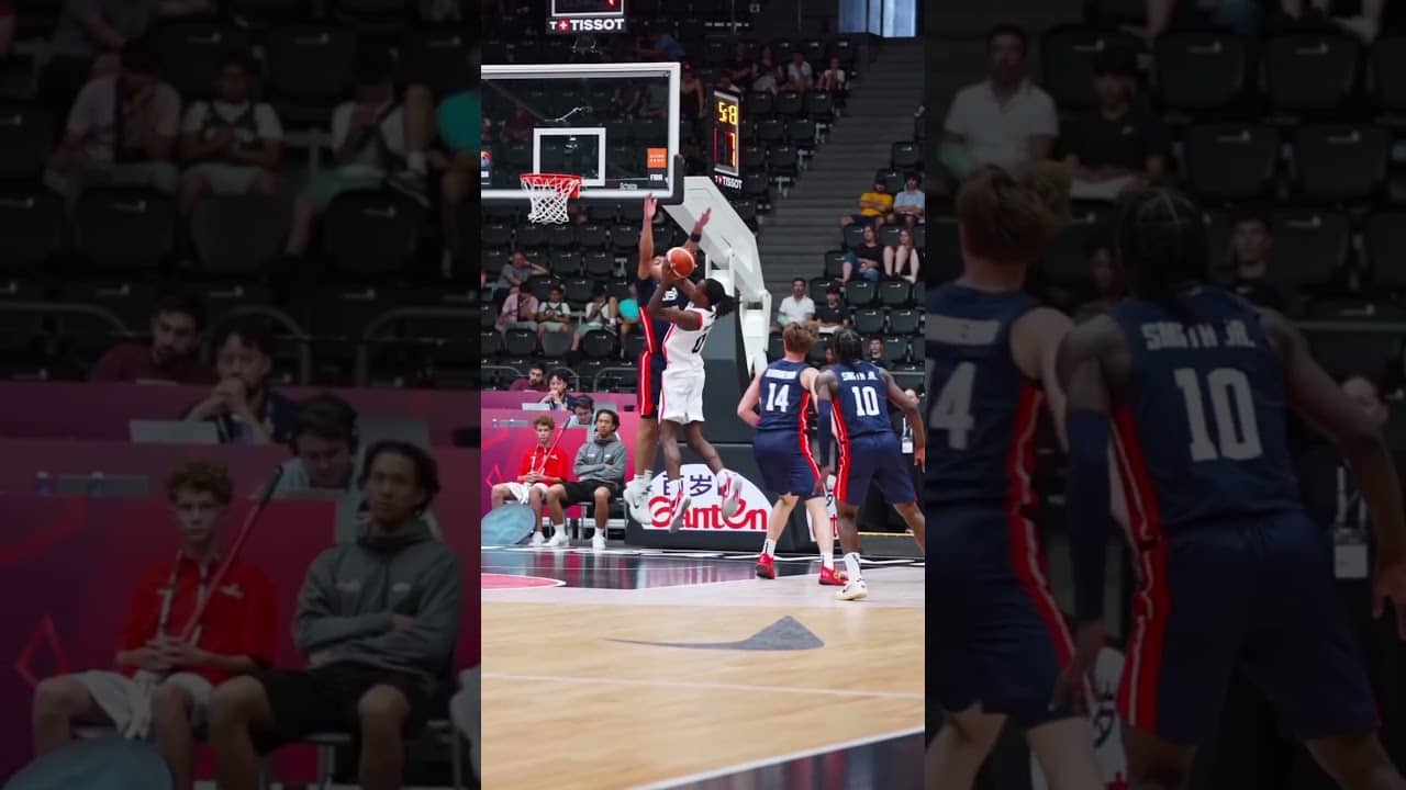 Poetry in motion 🔥 #FIBAU19