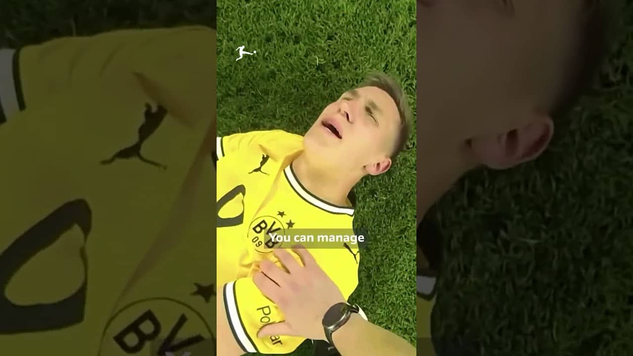 Another incredible ref cam moment 😭 (via @Bundesliga/TT)
