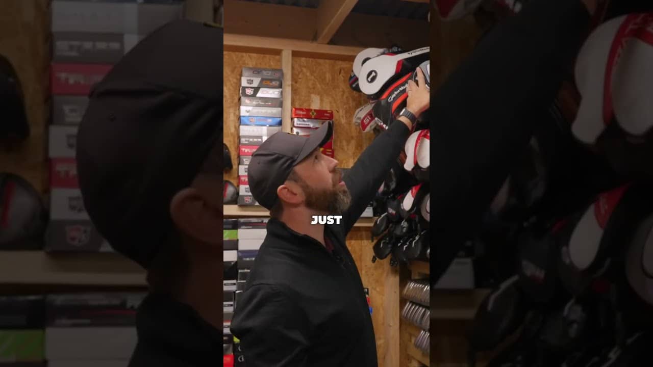 My golf club store room is pretty special 😍