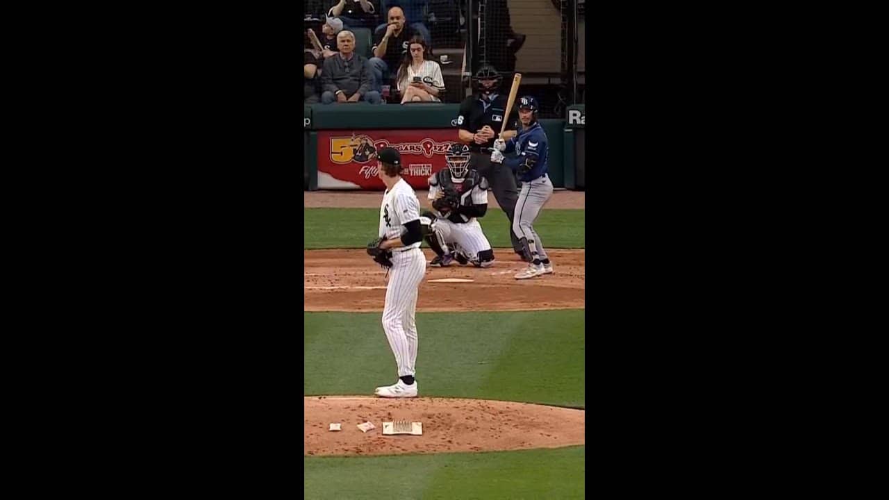 HE GONE! Noah Schultz notches his first @MLB strikeout ✅