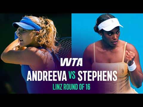 Mirra Andreeva vs. Sloane Stephens | 2026 Linz Round of 16 | WTA Match Highlights