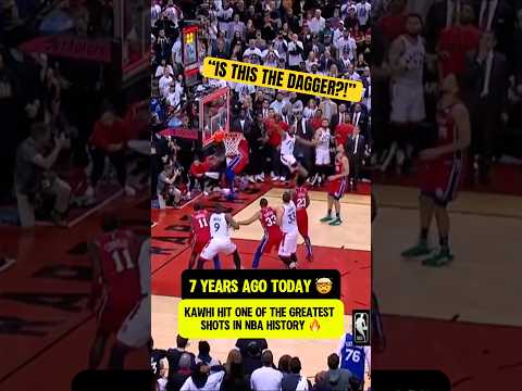 Kawhi made this shot 7 years ago today 🤯🤯