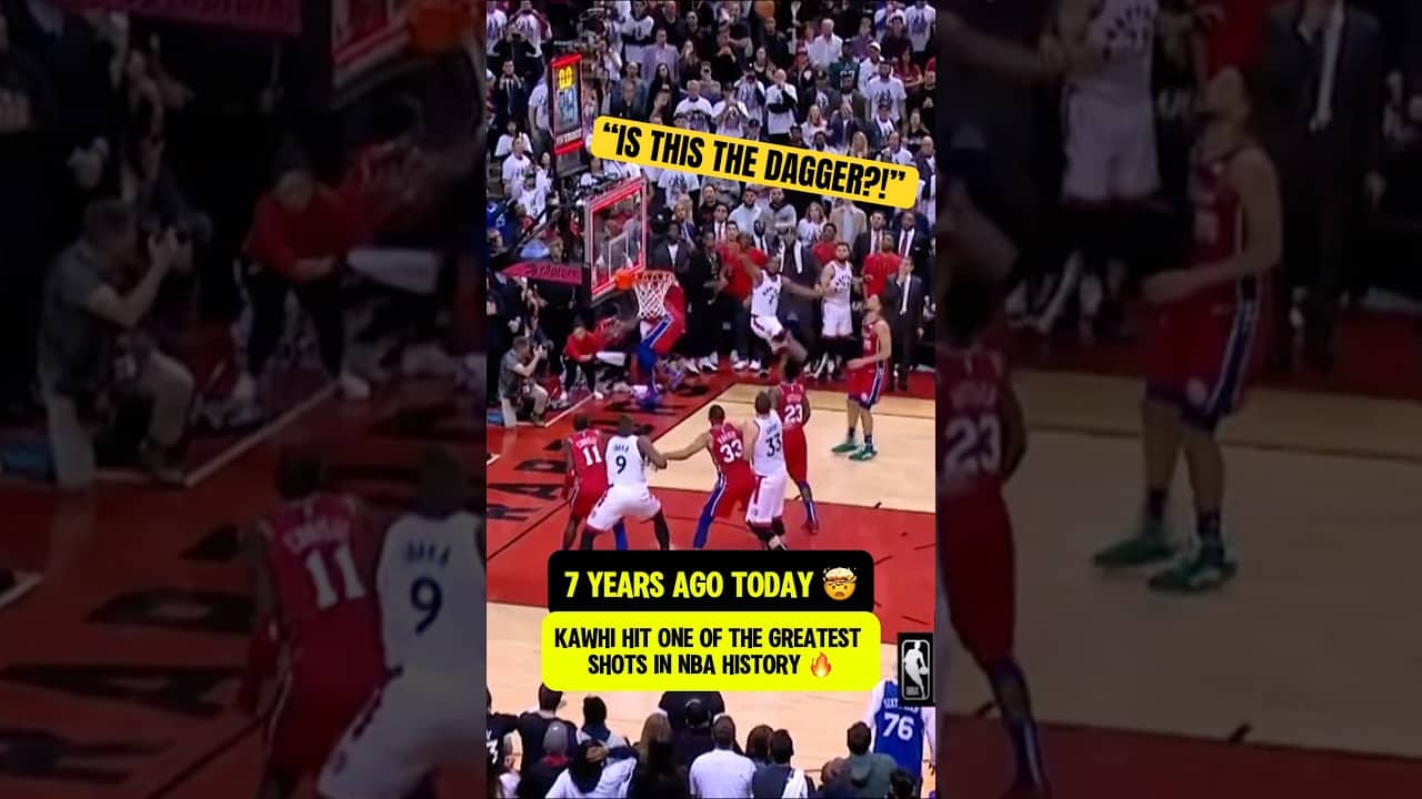 Kawhi made this shot 7 years ago today 🤯🤯