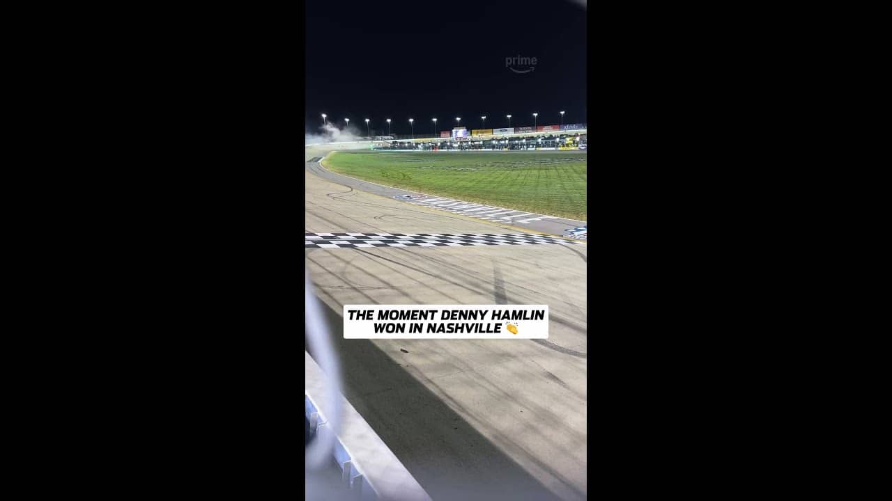 From pole-start penalty to a win at the Cracker Barrel 400 for Denny Hamlin 🤯