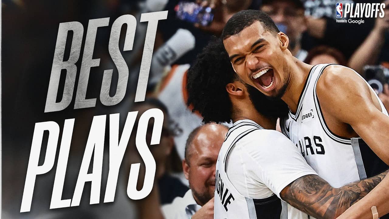 The Top Plays From Spurs’ 4-1 First-Round Series Win vs Trail Blazers 🔥