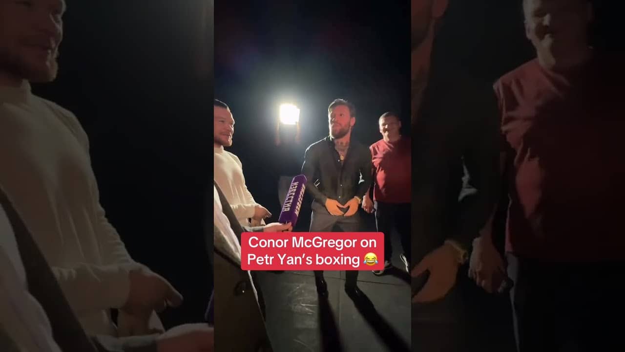 When Conor McGregor said he’s the best boxer in the UFC 🥊 (via @umar_kremlev/IG, @iba_official/IG)