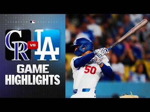 Rockies vs. Dodgers Game Highlights (7/8/26) | MLB Highlights