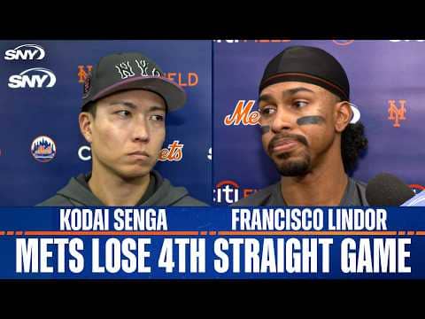 Kodai Senga and Francisco Lindor discuss their their struggles in Saturday's loss to the Athletics
