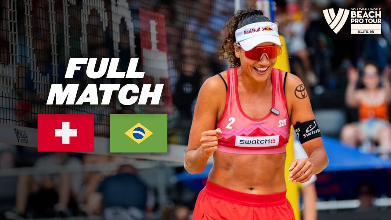 Anouk/Zoé 🇨🇭 Vs Carol/Rebecca 🇧🇷 - Full Match | Round of 18 - Gstaad 2025 | BPT Elite